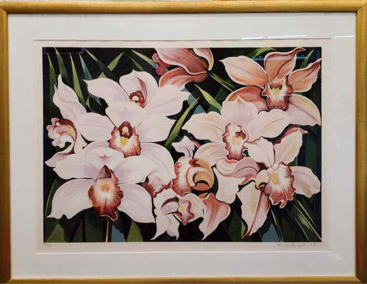 "Jewel Orchids" Serigraph Art