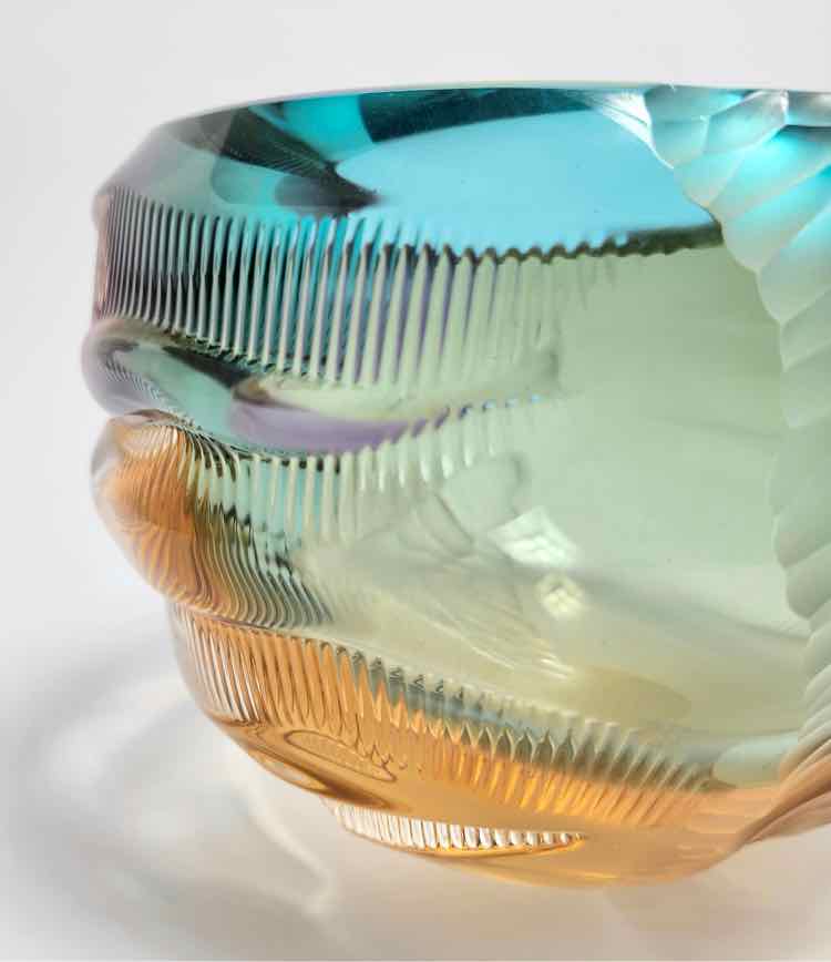 Leon Applebaum Glass Vase