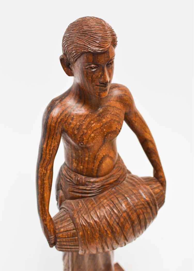 Trio of Musicians--Carved Wood of Asian Pacific Islanders