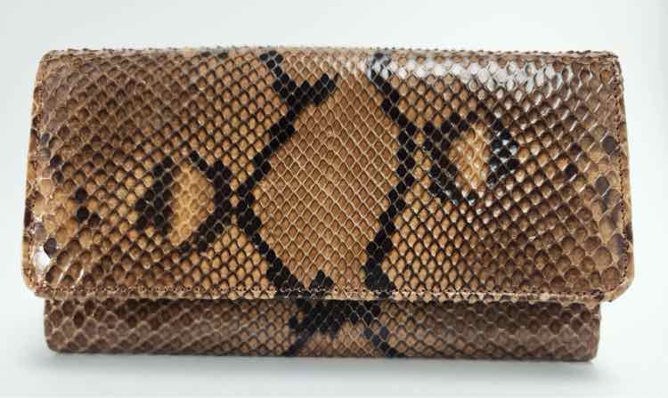 Brown Snakeskin Wallet