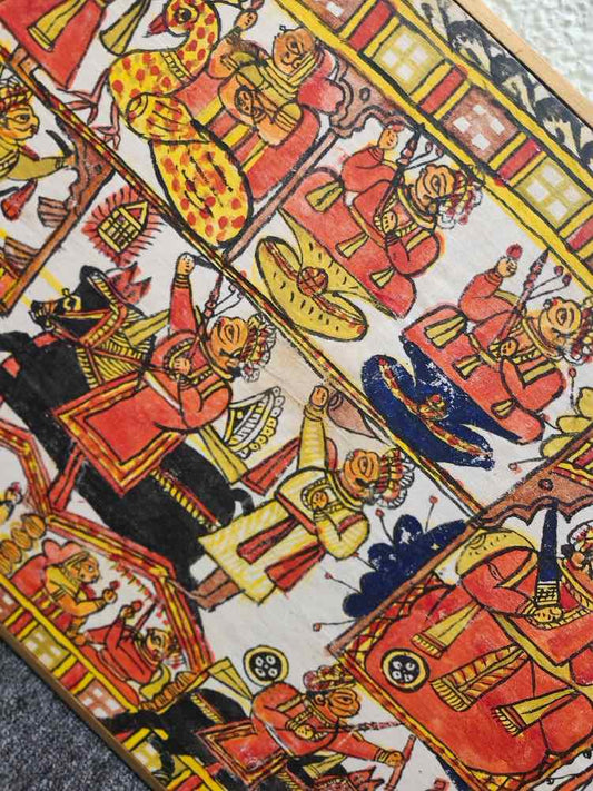 Art Handpainted Indian Cloth Painting