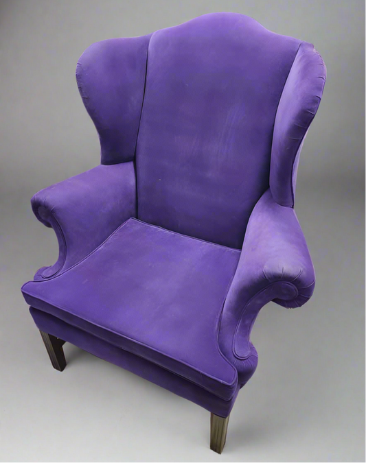 Purple Wing Chair