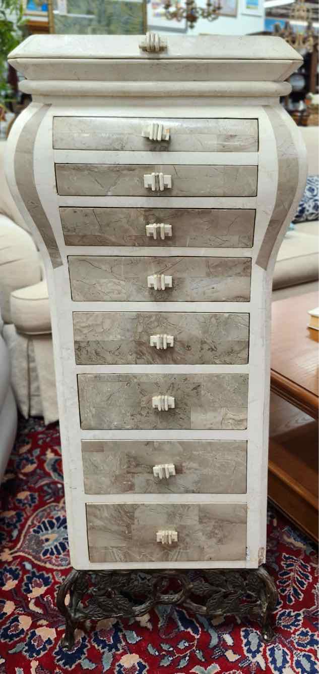 Renoir Tesellated Jewelry Chest