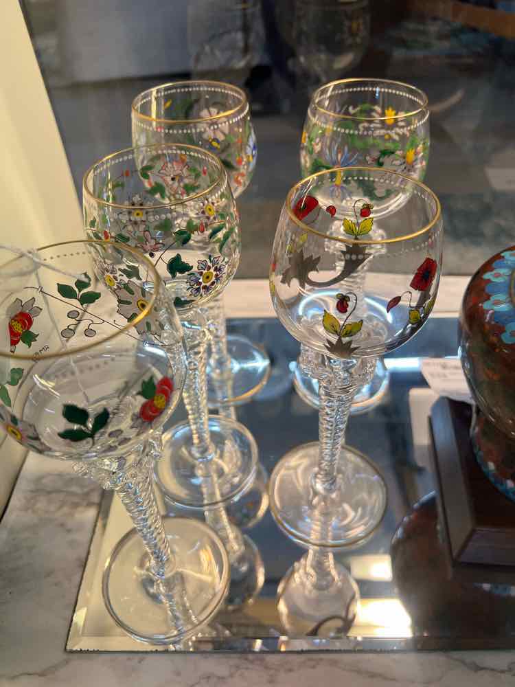 German Glass Goblets