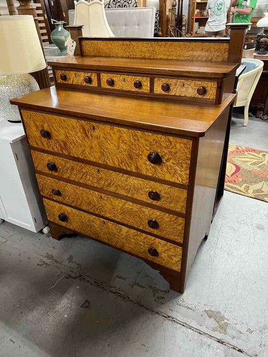 1840's Tiger Eye Maple Chest