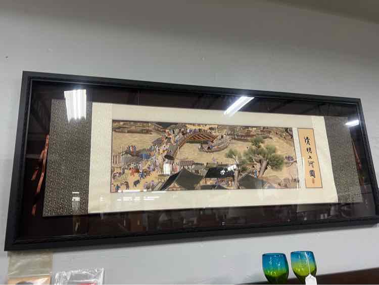 'Along the River' Qingming Fest. Embroidery