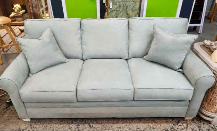 Matter Bros. Aqua Microfiber Sofa
