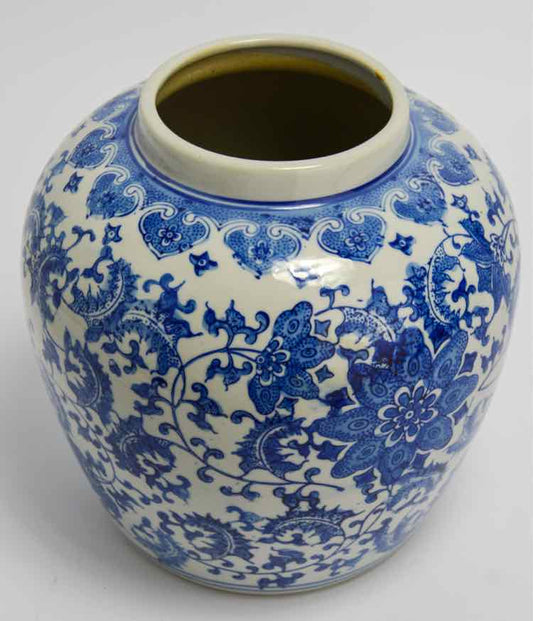 Blue & White Chinoiserie Ginger Jar