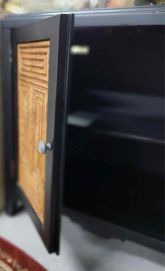Black 2 Door Cabinet