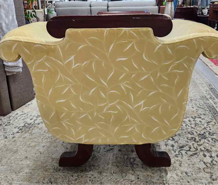 Antique Yellow Art Deco. Chair