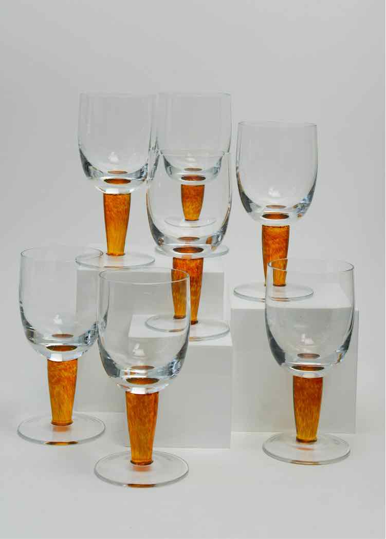 Denby "Fire" Water Goblets