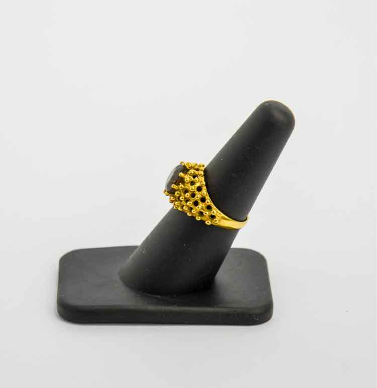 18KT Smokey Topaz Ring