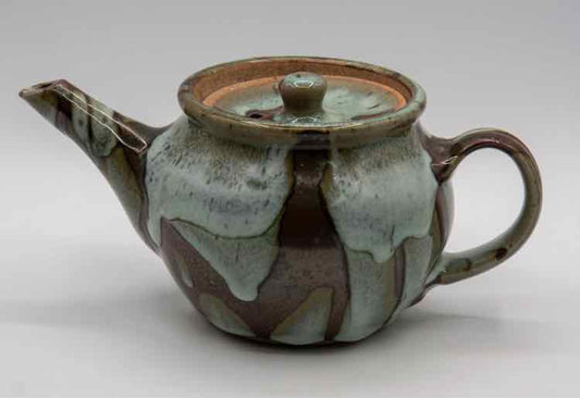 Wood Fired Natural Glaze Teapot b Elizabeth Kendall