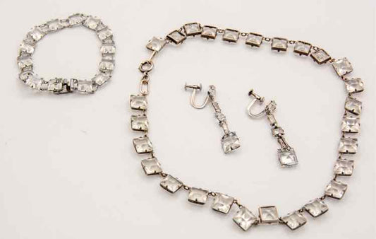 Silver and Crystal Jewelry
