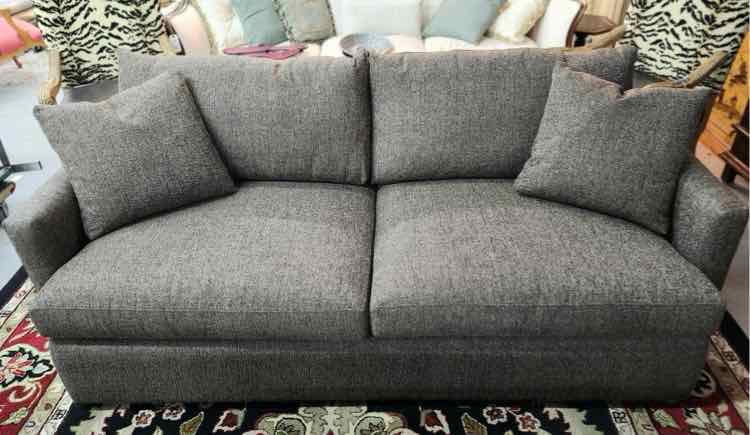 Crate and Barrel Dark Grey Couch