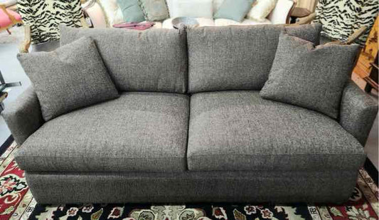 Crate and Barrel Dark Grey Couch