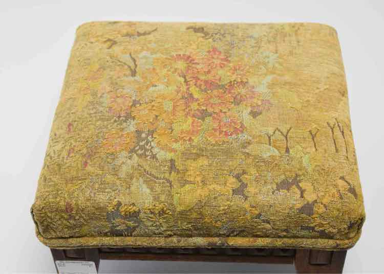 Vtg. Tapestry Footstool
