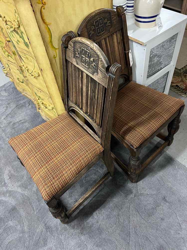 Pair of Wooden Chairs