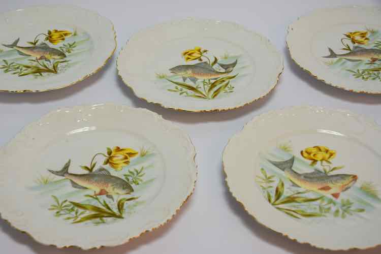 Astria China Fish Motif Plates/5