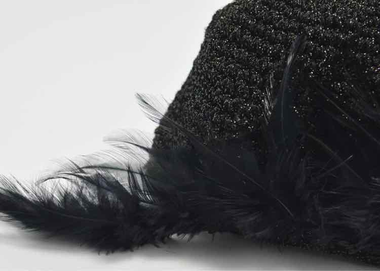 Black 'Flapper' Hat
