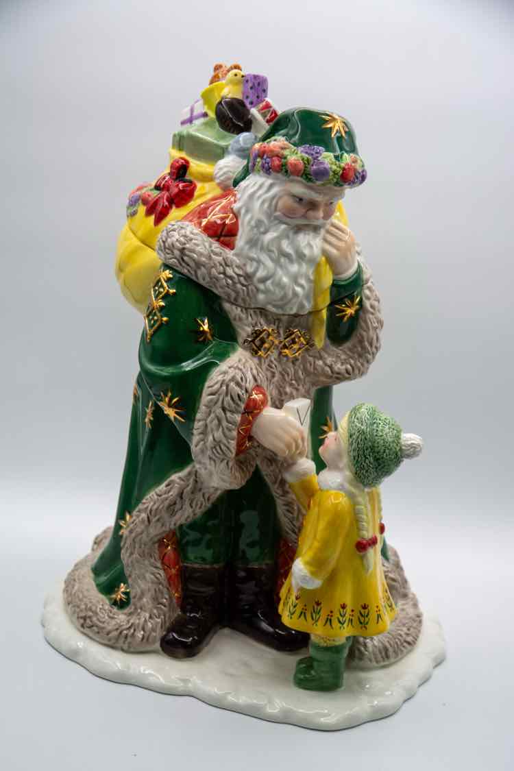 Waterford Ceramic Santa Cookie Jar