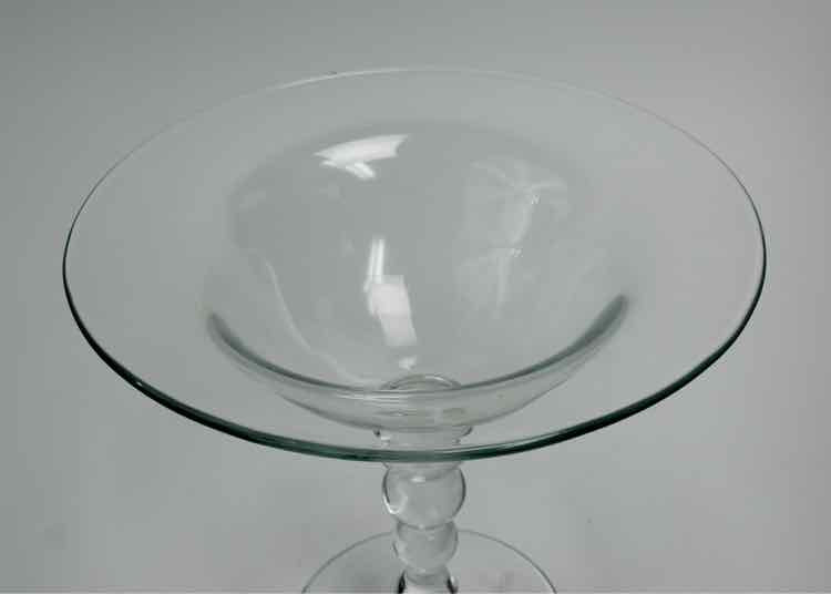 Krosno Clear Glass Pedestal Bowl
