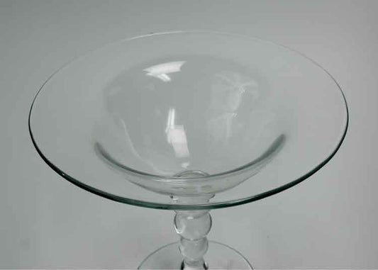 Krosno Clear Glass Pedestal Bowl