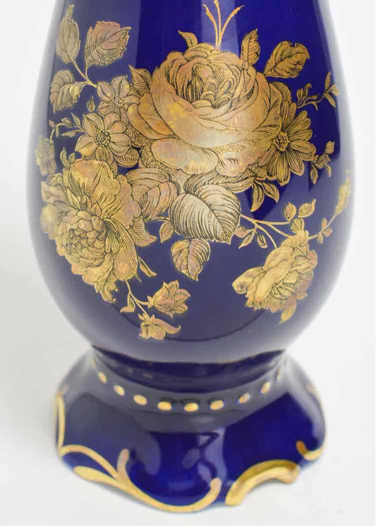 Pirkenhammer Cobalt Blue Vase