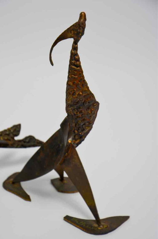 Brutalist Bird Sculpture