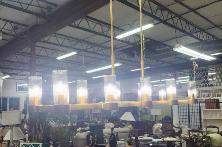 Geneva Linear Gold Chandelier