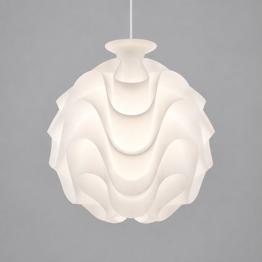 White Plastic Pendant Chandelier