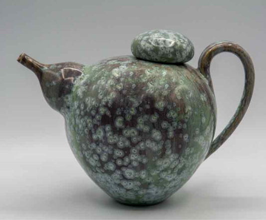 Mint Green w/ Grey Teapot by Kent Harris