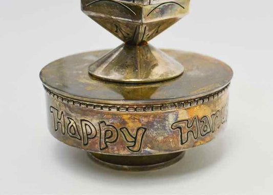 Silver Plated Dreidel Music Box