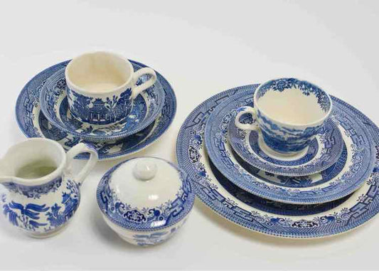 Churchill "Blue Willow" Dish Set