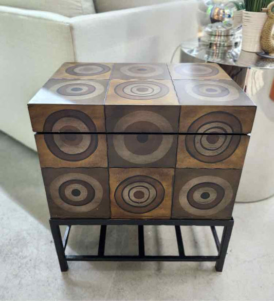 Pier 1 Circle Design Storage Chest