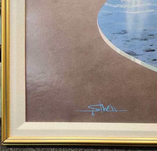 'Winter Mirage' Art Acrylic by Swell