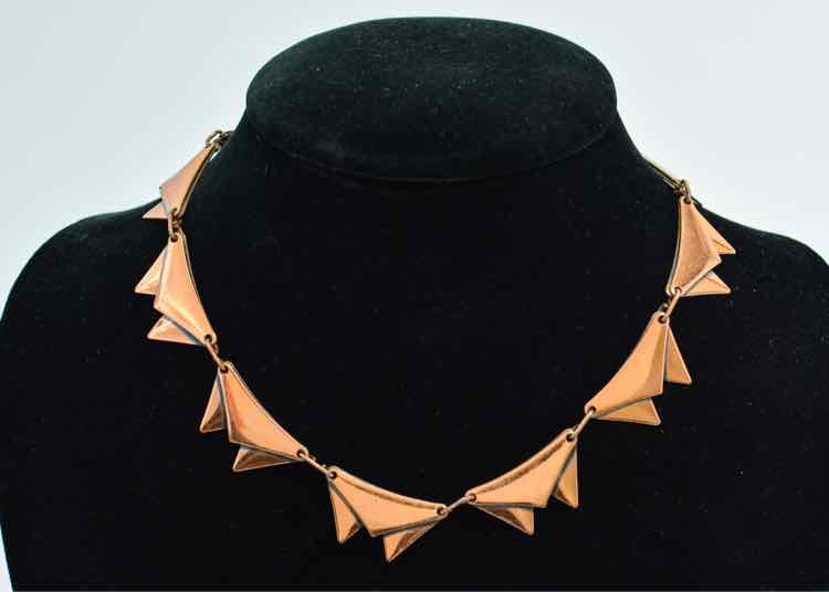 Renoir 50's Copper Choker Necklace