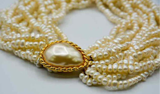 Kenneth Lane Freshwater/Multi-Strand Necklace