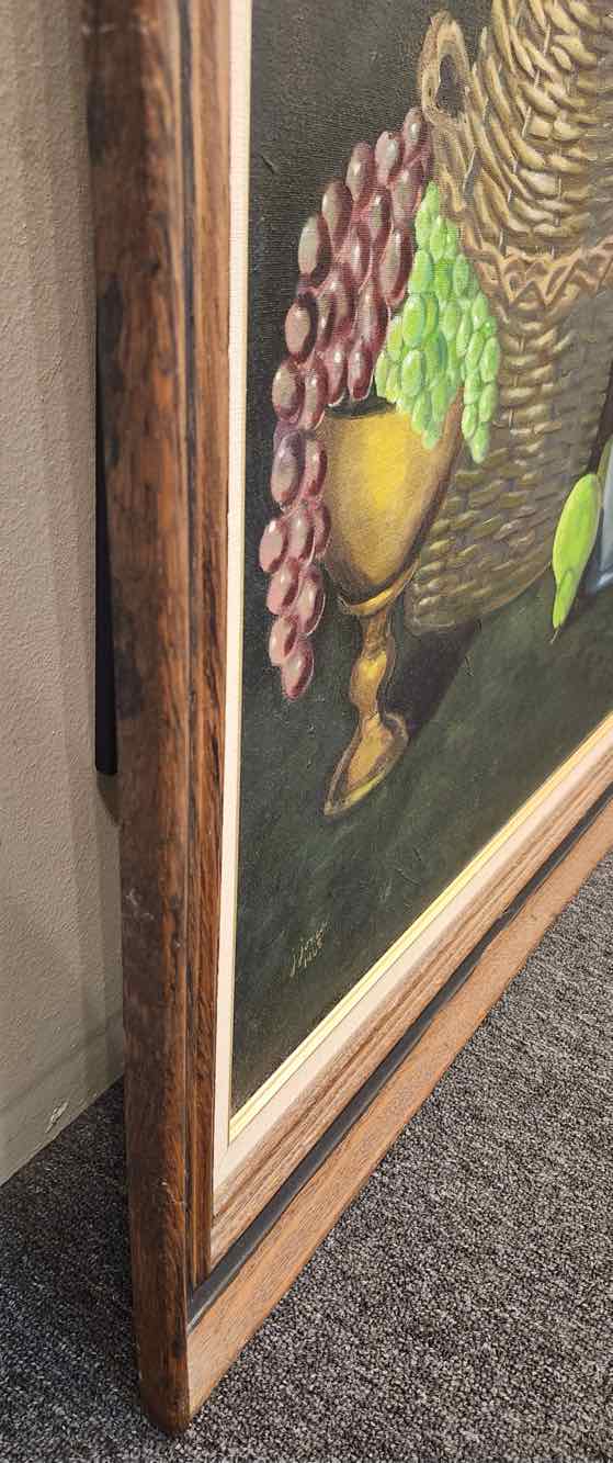 Art Cianti Grape Still Life Acrylic J. Jone