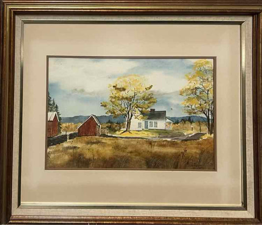 WARNER FARMHOUSE WATERCOLOR