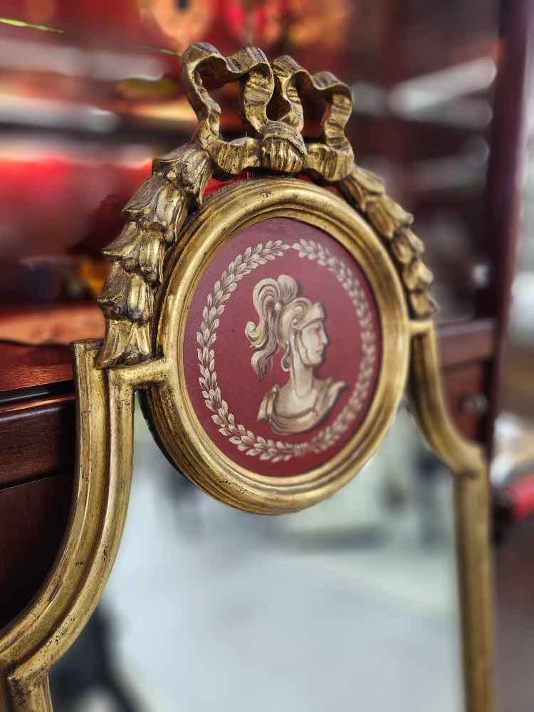 Gold Roman Man Mirror