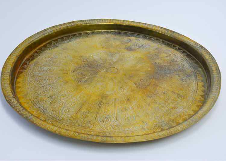 Moroccan Brass Tray