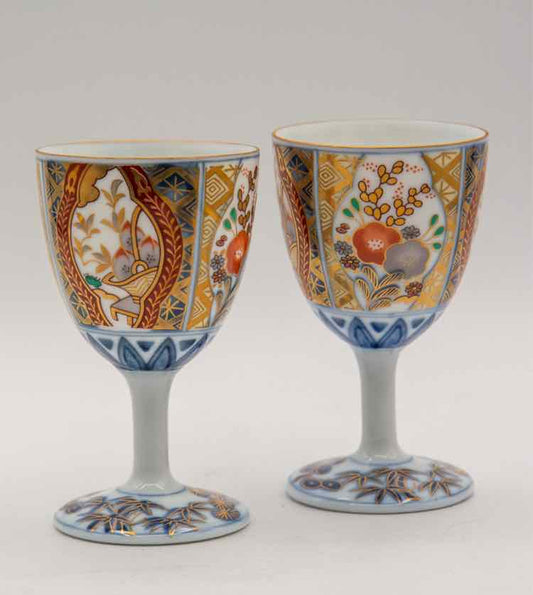 Vintage Imari Egg Holders