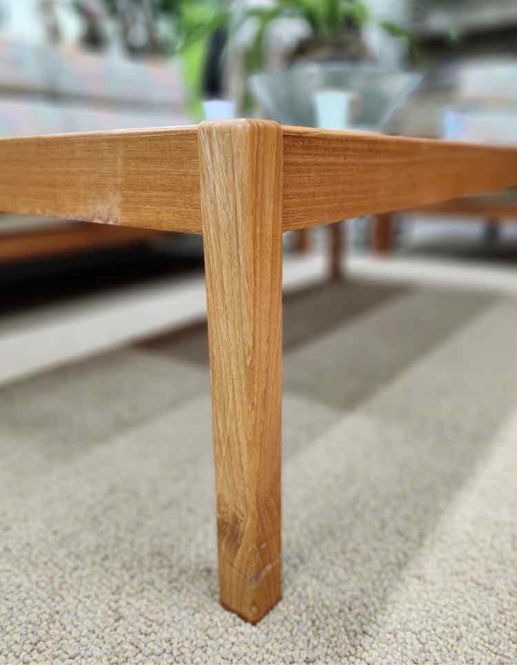 Danish Teak & Tile Coffee Table