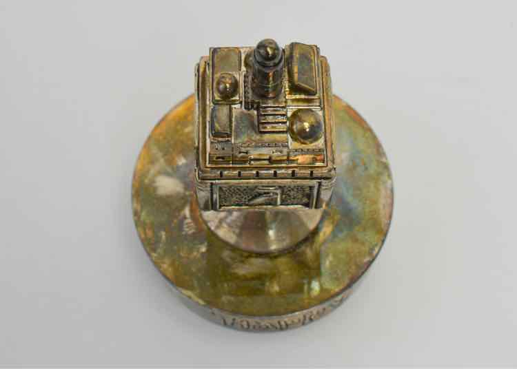 Silver Dreidel Music Box