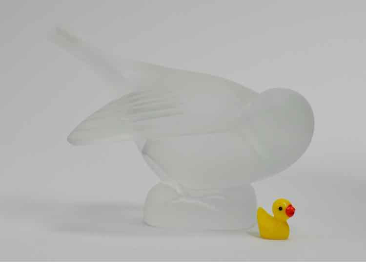Art Lalique French crystal Bird
