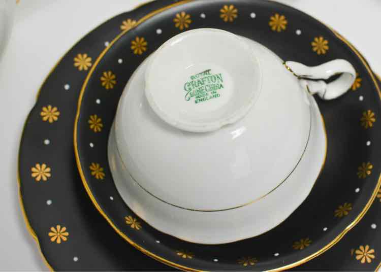 Grafton Black & Gold China