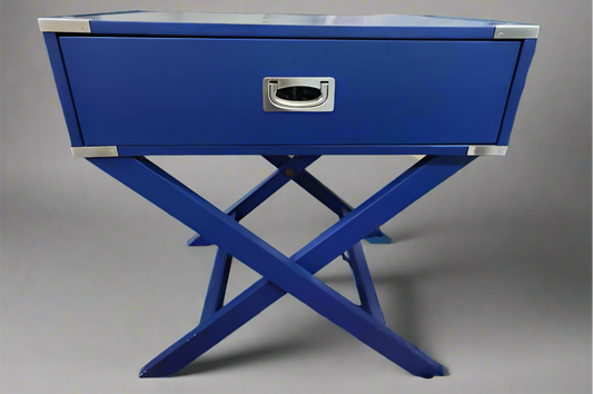 Pair of Blue End Tables