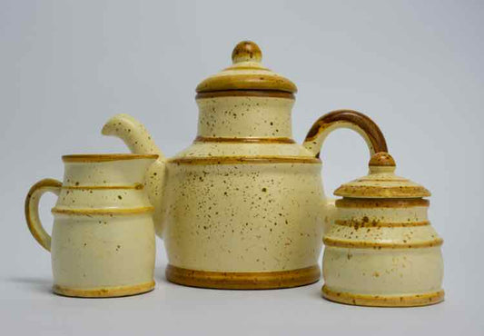 Laurentian Pottery Speckles Stone Ware Set