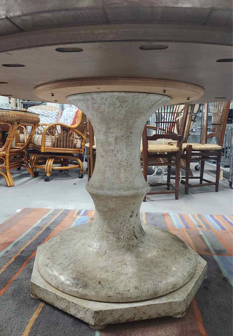 Hickory Chair Wood Top Table